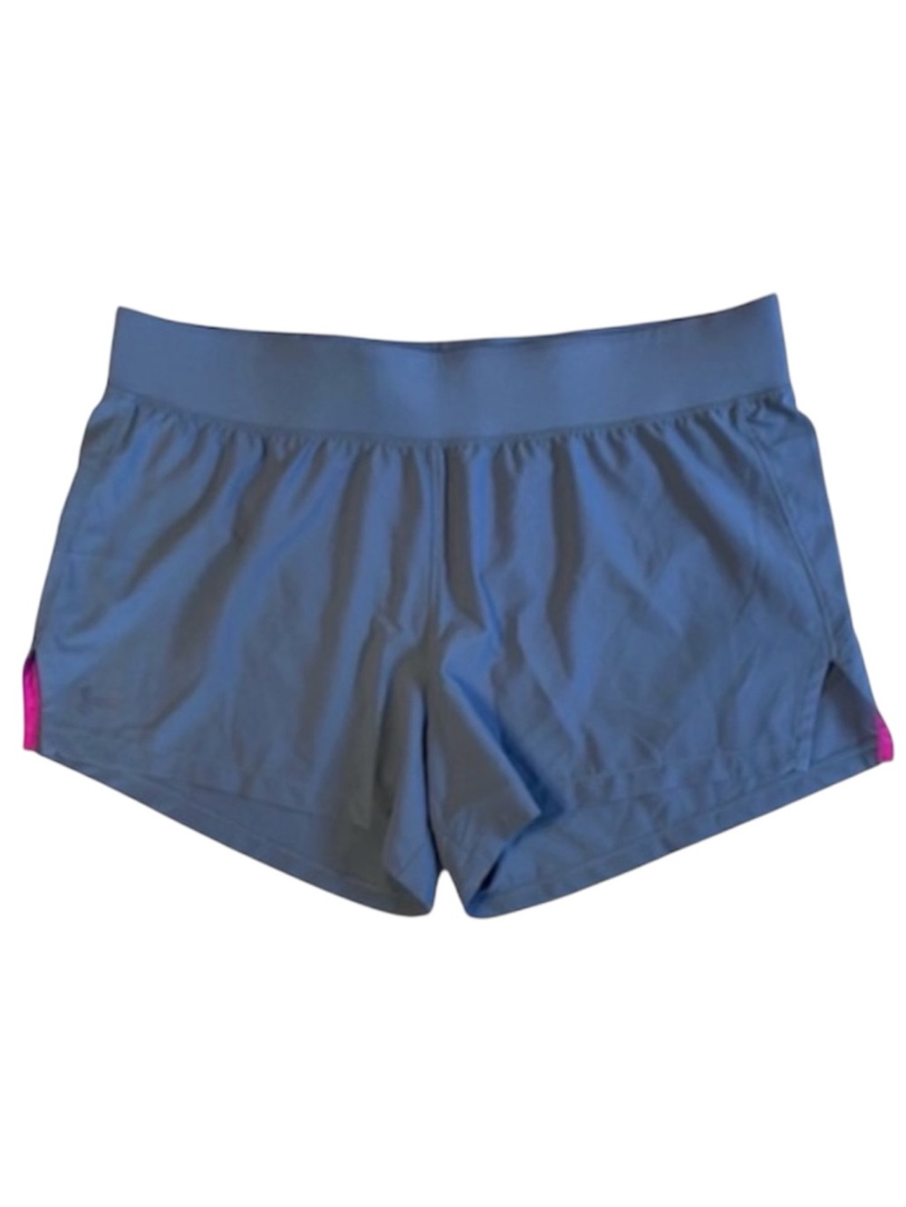 NWT! UNDER ARMOUR UA HeatGear Athletic Running Fitted Shorts Blue Women’s Large